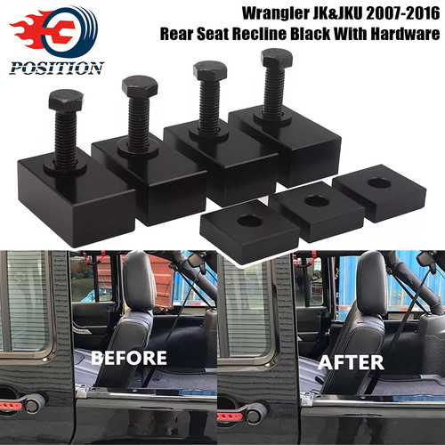 Rear seat recline kit - seat, bolts