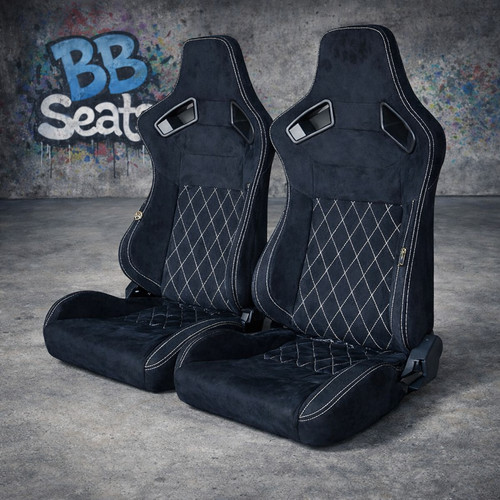 Bb6 black suede - black, alcantara