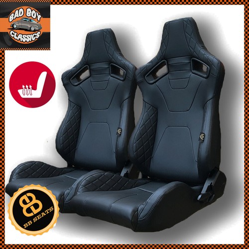 Pair heated bb6 - heated, black