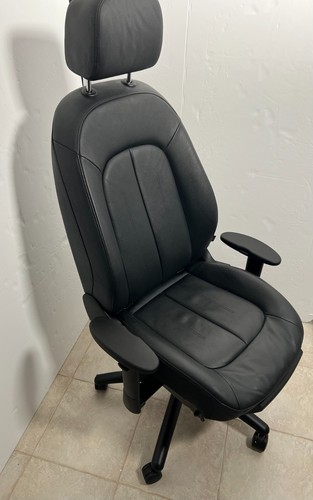 Converted black leather car